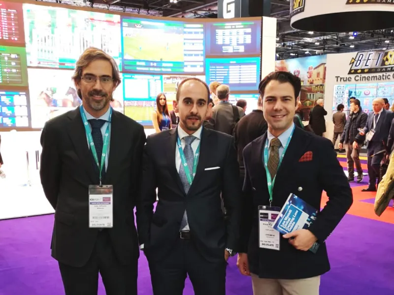 João Alfredo Afonso, Rui Pinto Proença and Carlos Eduardo Coelho attended the ICE VOX Conferences held in tandem with ICE London Gaming Exhibition 