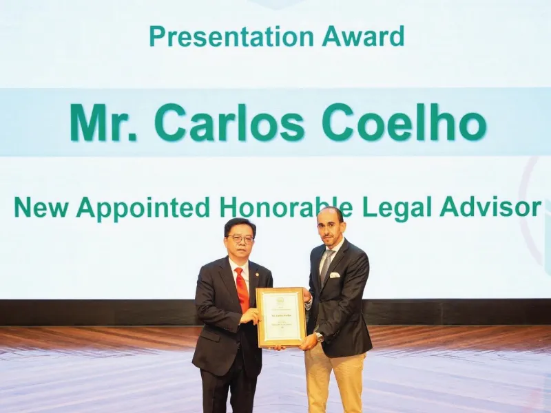 Partner Carlos Coelho Appointed as Honorary Legal Advisor of MIIPA during Risk-Based Capital Seminar in Macau